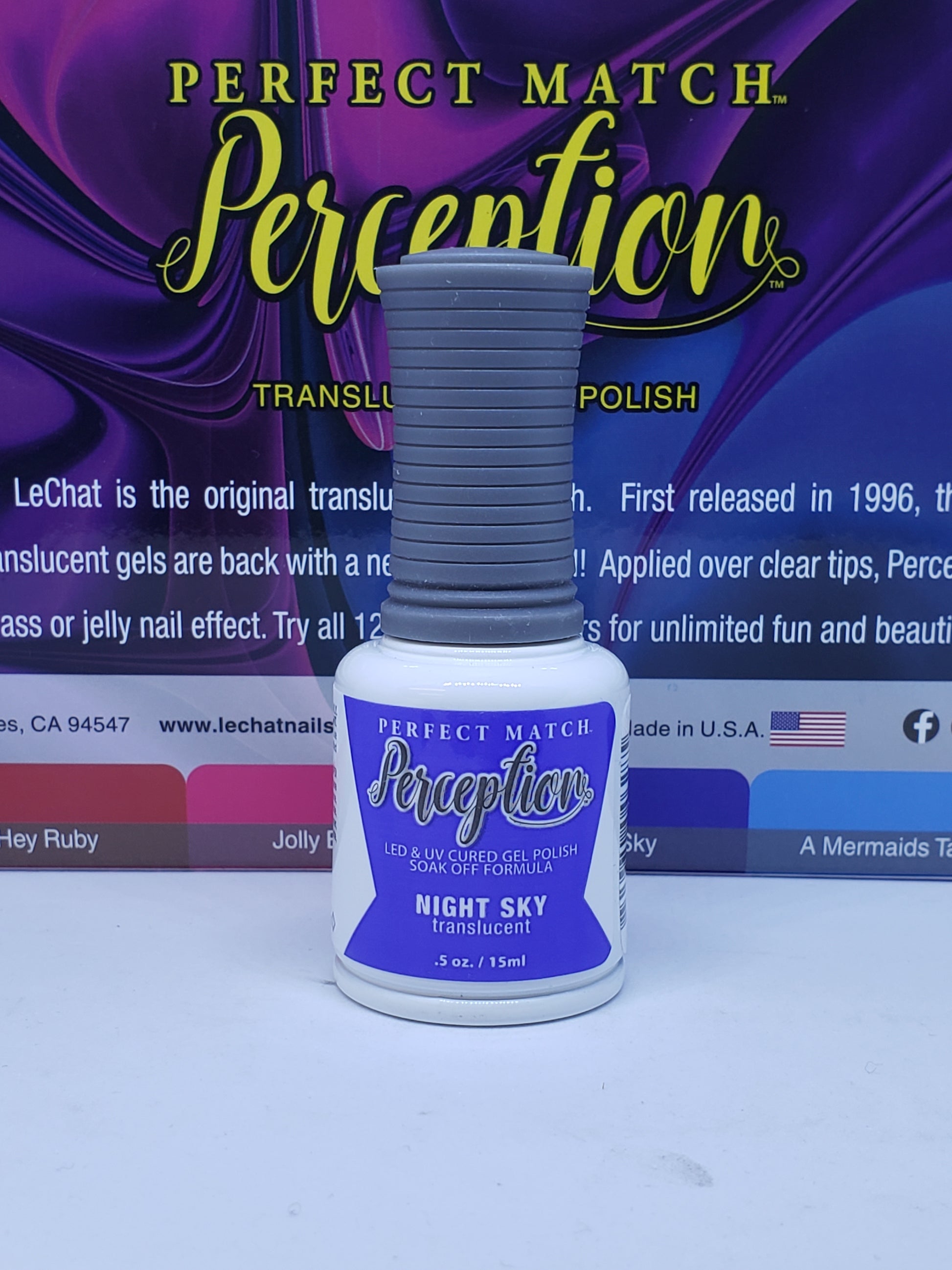 Perfect Match Perception Translucent NIGHT SKY .5 oz TGP10-Beauty Zone Nail Supply