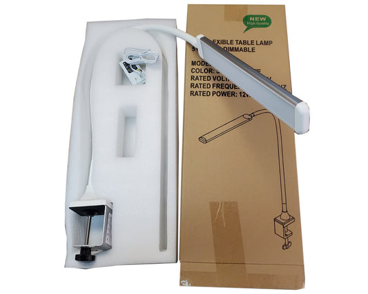 Nail table Lamp LED Flexible 5 Grades Dimmable White #LTL012-Beauty Zone Nail Supply