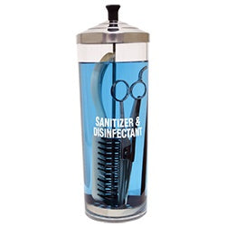 SCALPMASTER ACRYLIC SANITIZING JAR 42 OZ #SC-550-Beauty Zone Nail Supply