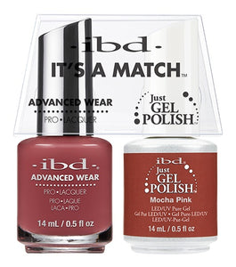 ibd Advanced Wear Color Duo Mocha Pink 1 PK-Beauty Zone Nail Supply