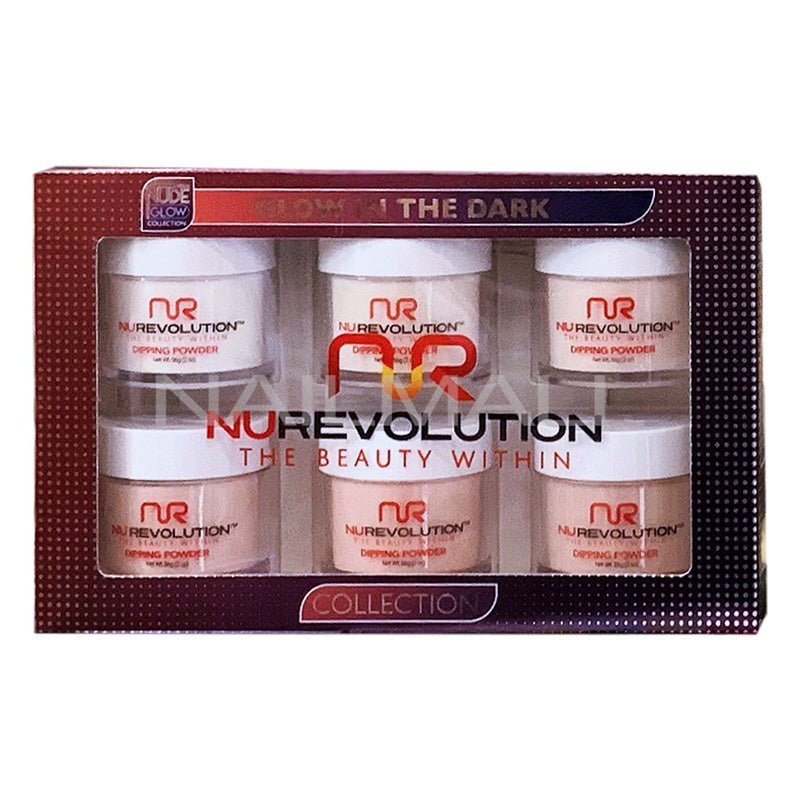 Nurevolution Dip Powder Nude Glow Collection (6) Kit-Beauty Zone Nail Supply