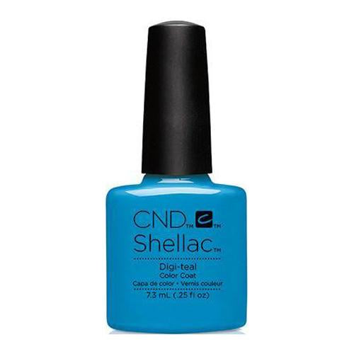 Cnd Shellac Digi-teal .25 Fl Oz-Beauty Zone Nail Supply