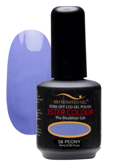 Bio Seaweed 3STEP Gel Polish 58 Peony-Beauty Zone Nail Supply