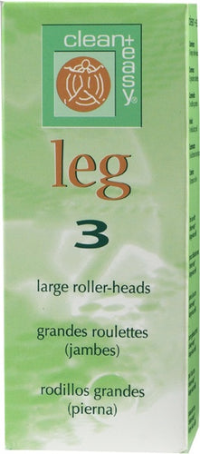 Clean & Easy Large (Leg) Roller Head - 3 pk #41238-Beauty Zone Nail Supply