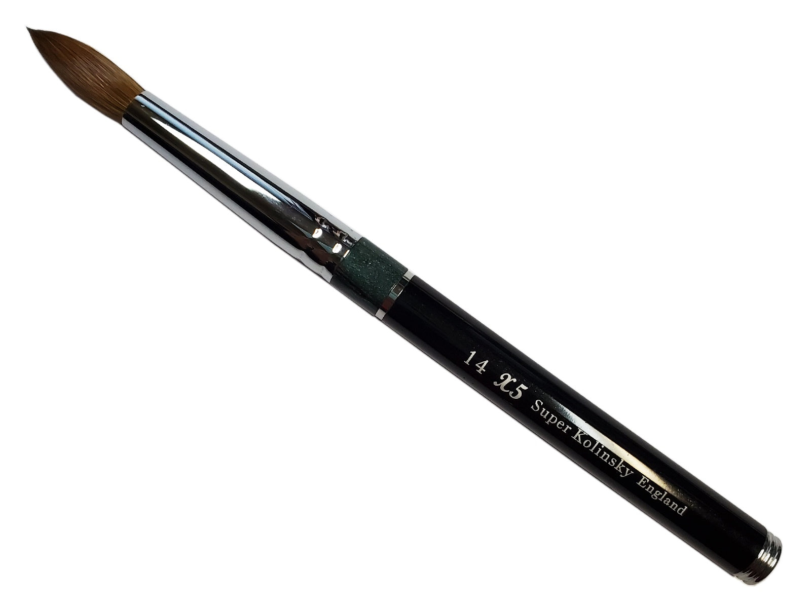 x5 Super Kolinsky Acrylic Nail Brush size 14-Beauty Zone Nail Supply