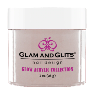 Glam & Glits Glow Acrylic (Cream) 1 oz Ligh Up Your Life - GL2005-Beauty Zone Nail Supply