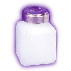 WHITE PLASTIC LIQUID PUMP 4 OZ #V-33-Beauty Zone Nail Supply