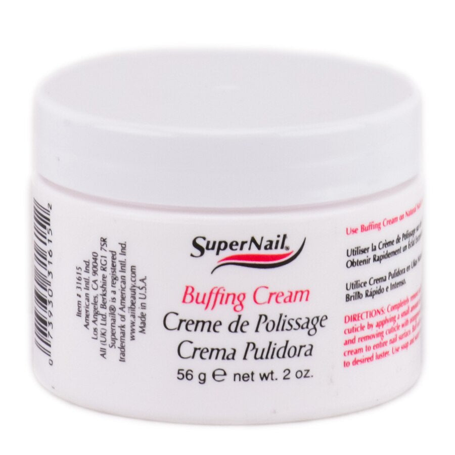Super Nail Professional Buffing Cream 2oz-Beauty Zone Nail Supply