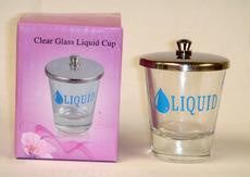 St-03 glass liquid jars #0188-Beauty Zone Nail Supply