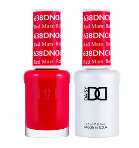 DND Duo Gel & Lacquer Red Mars #638-Beauty Zone Nail Supply