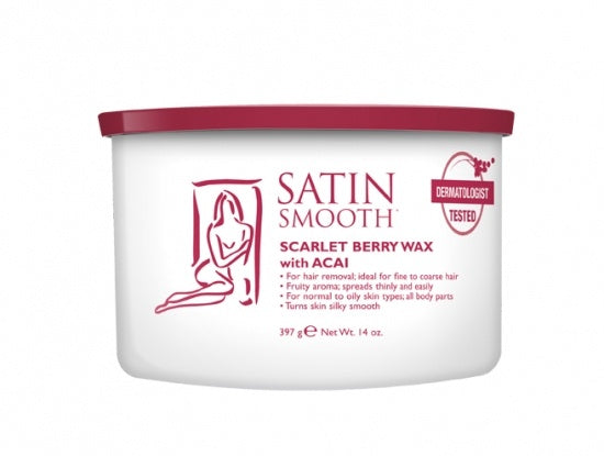 Satin Smooth Scarlet Berry Wax #Ssw14Sbg-Beauty Zone Nail Supply
