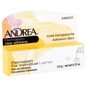 Andrea Permalash Adhesive for Individual Lashes CLEAR 0.12 oz-Beauty Zone Nail Supply
