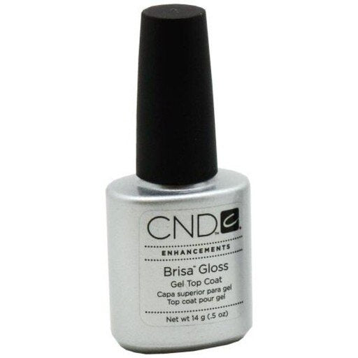 Cnd Brisa Gloss Clear Top Coat 0.5 oz-Beauty Zone Nail Supply