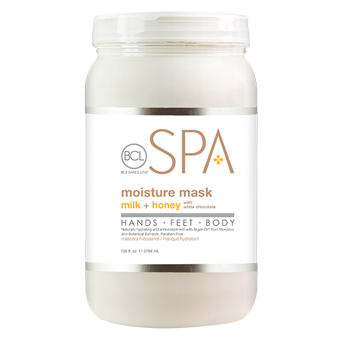 BCL SPA Moisture Mask Milk + Honey with White Chocolate Gallon-Beauty Zone Nail Supply