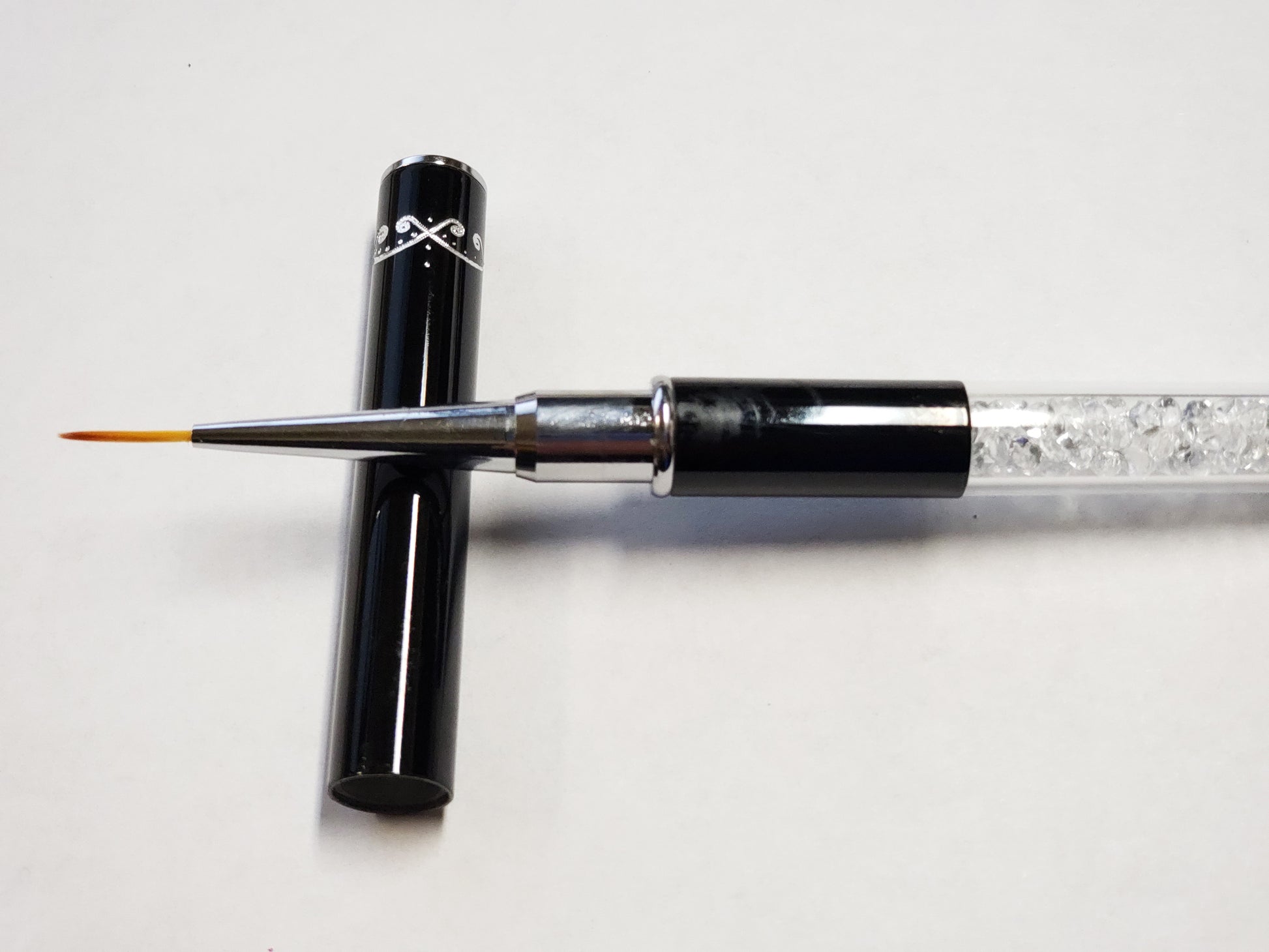 Detail nail art brush Black handle 11 mm-Beauty Zone Nail Supply