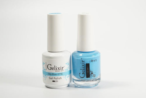 Gelixir Duo Gel & Lacquer Sky Blue 1 PK #079-Beauty Zone Nail Supply
