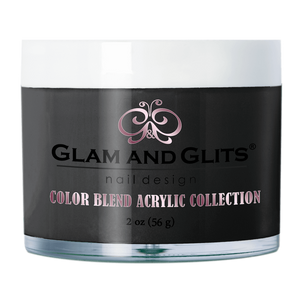 Glam & Glits Acrylic Powder Color Blend (Shimmer) 2 oz Black Market - BL3092-Beauty Zone Nail Supply
