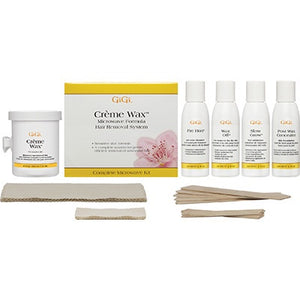 Gigi Wax Creme Wax Microwave Formula Kit # 0135-Beauty Zone Nail Supply