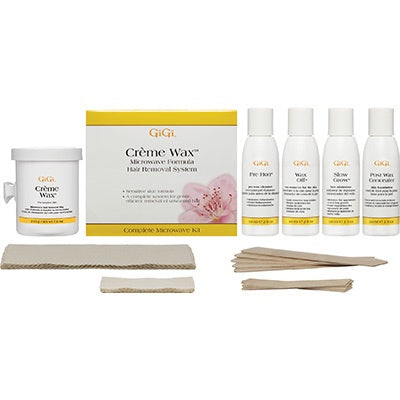 Gigi Wax Creme Wax Microwave Formula Kit # 0135-Beauty Zone Nail Supply