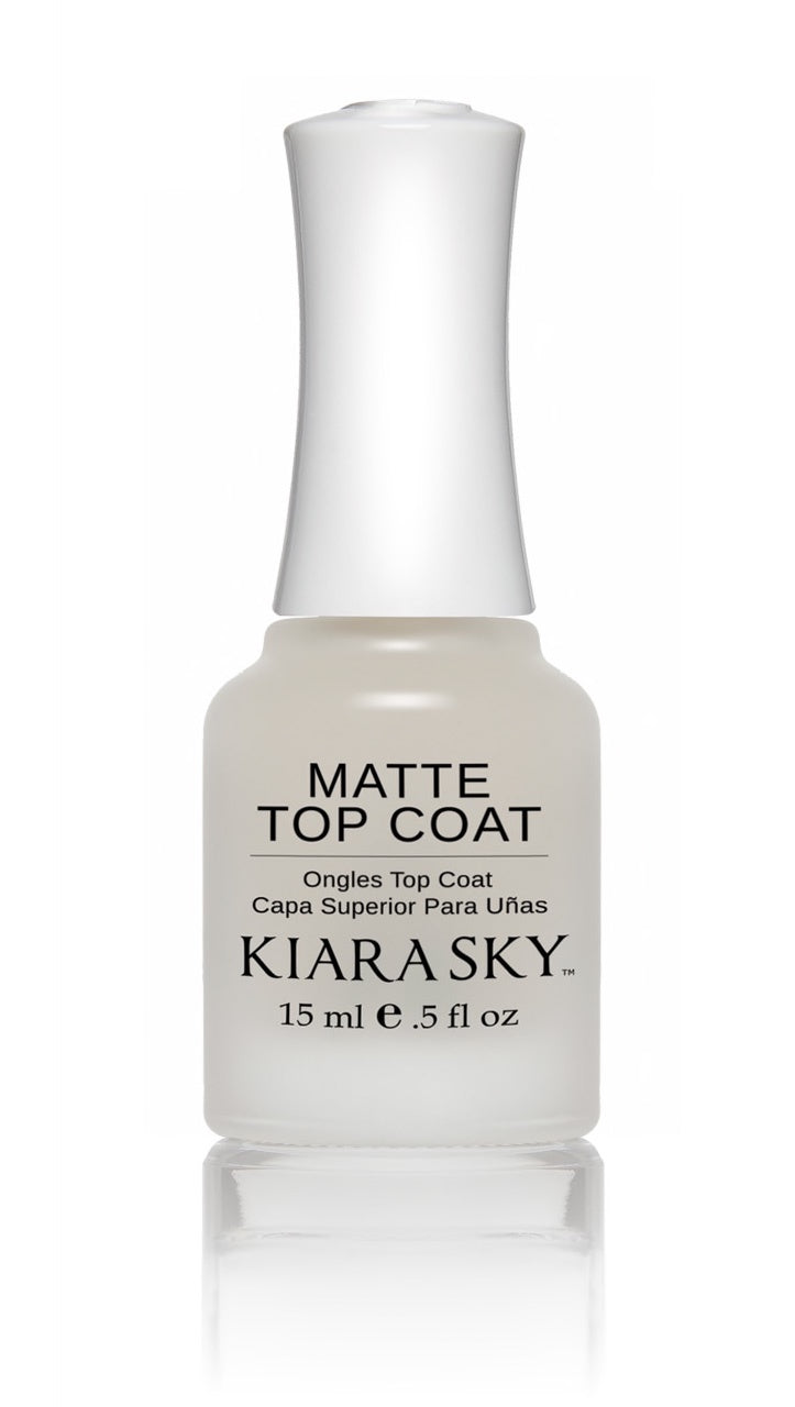 Kiara Sky - Matte Top Coat 0.5 Oz-Beauty Zone Nail Supply