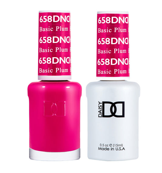 DND Duo Gel & Lacquer Basic Plum #658-Beauty Zone Nail Supply