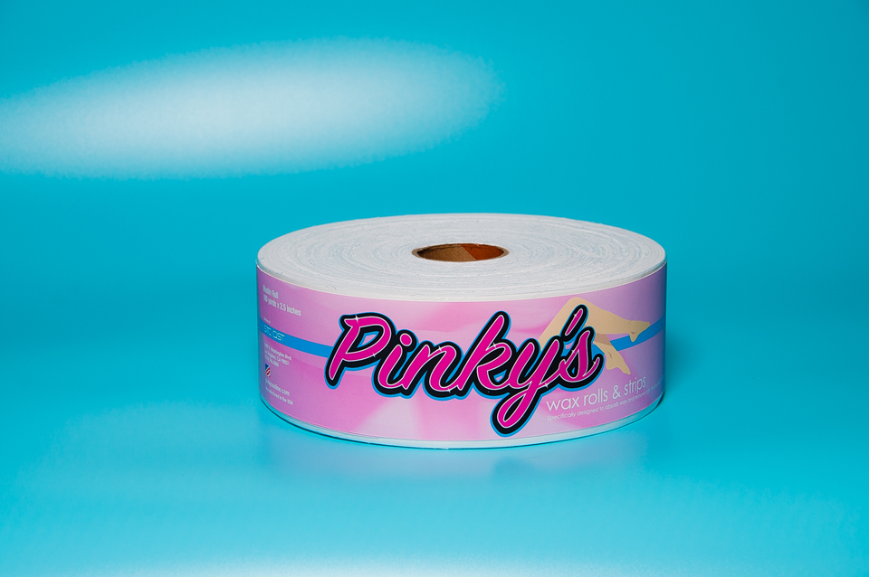 Pinky's bleached muslin roll 2.5in x 100 yards-Beauty Zone Nail Supply