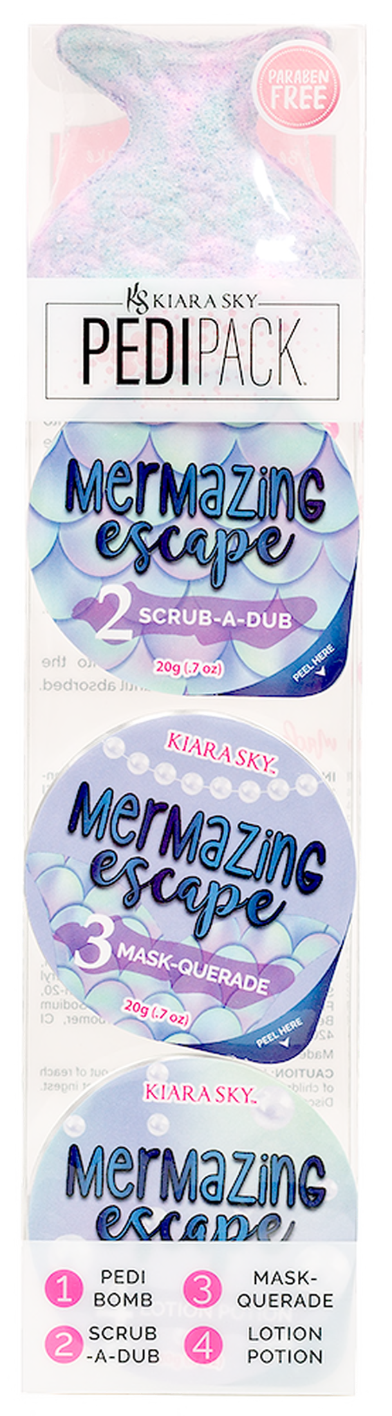 Kiara Sky Spa Pedi Set - Mermazing Escape Case 25 Pack-Beauty Zone Nail Supply