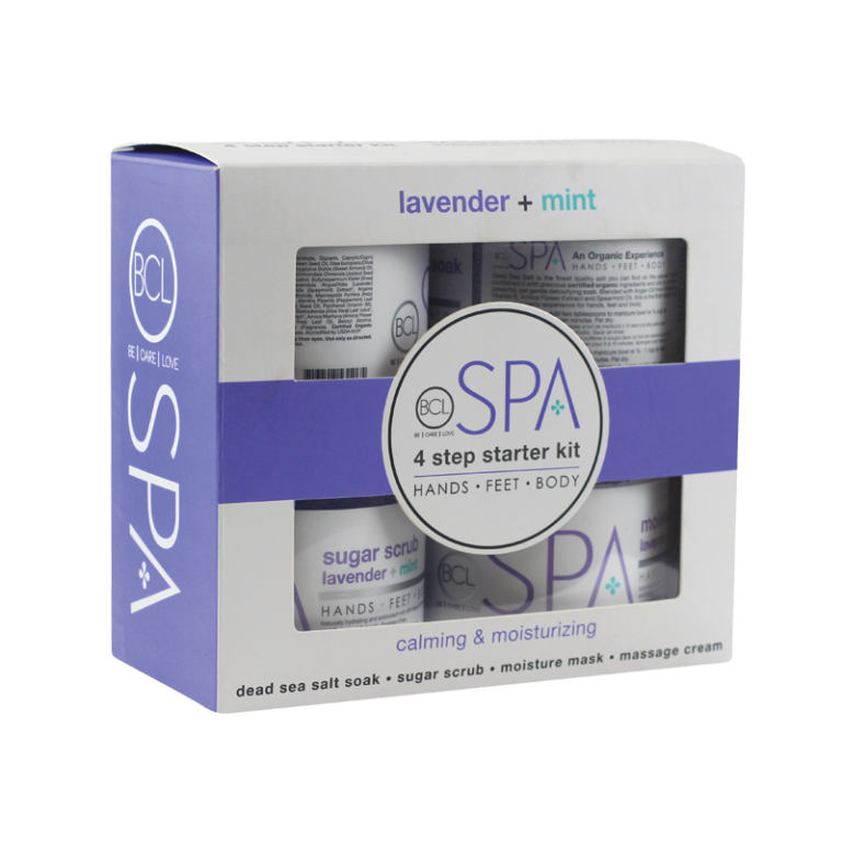 BCL SPA Lavender + Mint 4 Step Starter Kit 16oz-Beauty Zone Nail Supply