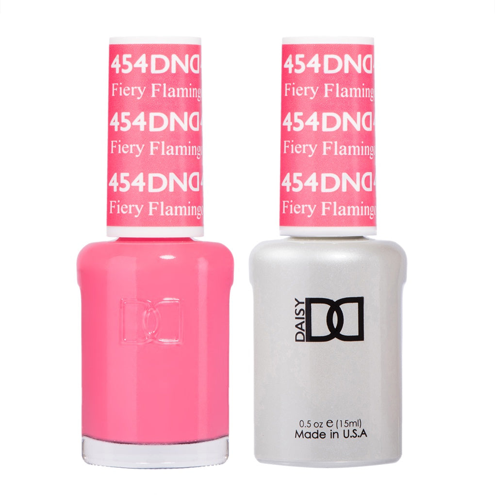 DND Duo Gel & Lacquer Fiery Flamingo #454-Beauty Zone Nail Supply