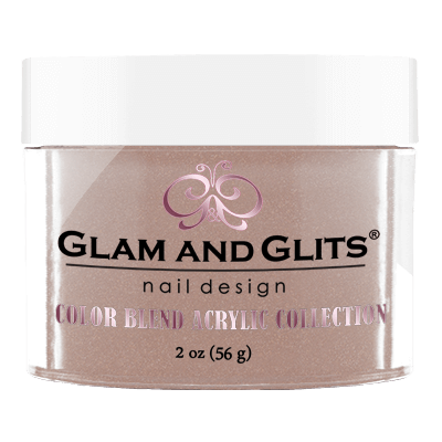 Glam & Glits Acrylic Powder Color Blend Brown Sugar 2 Oz- Bl3009-Beauty Zone Nail Supply