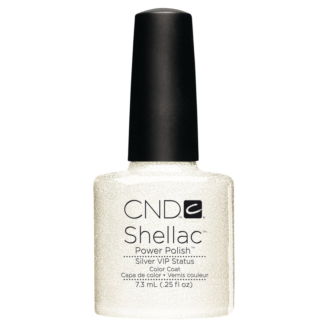 Cnd Shellac Silver VIP Status .25 Fl Oz-Beauty Zone Nail Supply