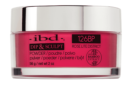 ibd Dip & Sculpt Rose Lite District 126BP2 2 oz-Beauty Zone Nail Supply