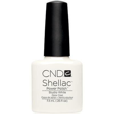 Cnd Shellac Studio White .25 Fl Oz-Beauty Zone Nail Supply