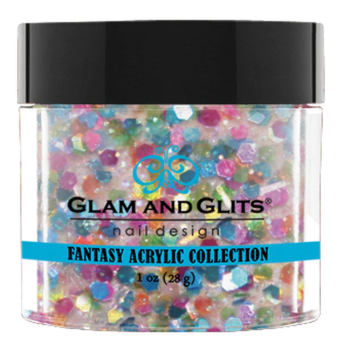 Glam & Glits Fantasy Acrylic (Glitter) 1 oz Carnival- FAC521-Beauty Zone Nail Supply