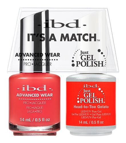 ibd Advanced Wear Color Duo Head to Toe Gelato 1 PK-Beauty Zone Nail Supply