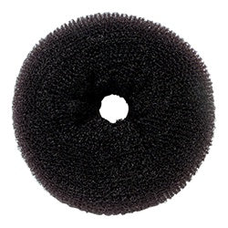 Jumbo Hair Donut, Black - 4-1/4" #HD-28