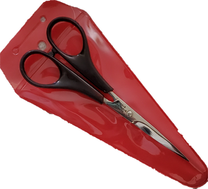 Scissor Silk Cut Red Handle 4.5"-Beauty Zone Nail Supply