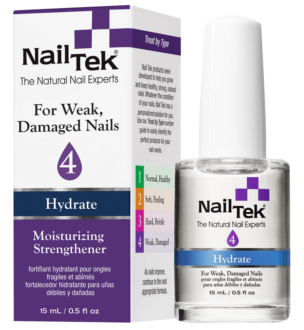 Nail Tek Moisturizing Strengthener 4 0.5 Oz #55832-Beauty Zone Nail Supply