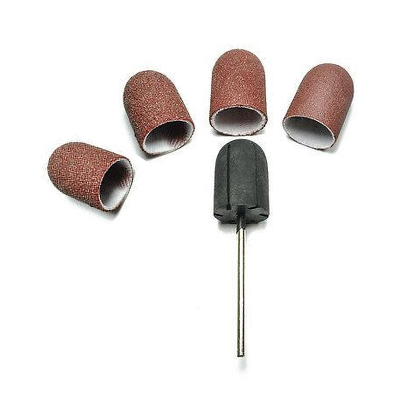25mm Large Mandrel Pedicure + Caps Kits - Fine Grits-Beauty Zone Nail Supply