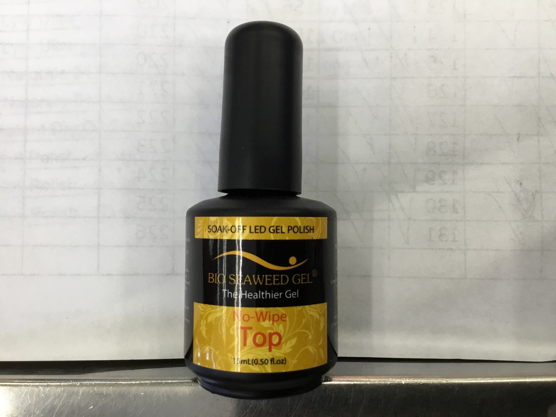 Bio Seaweed Top Coat No-Wipe 0.5 oz-Beauty Zone Nail Supply