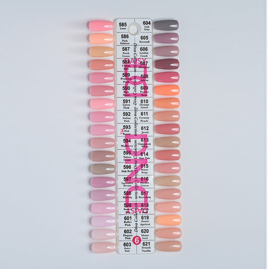 DND Duo Color Swatches 36 color– Single – 6-Beauty Zone Nail Supply