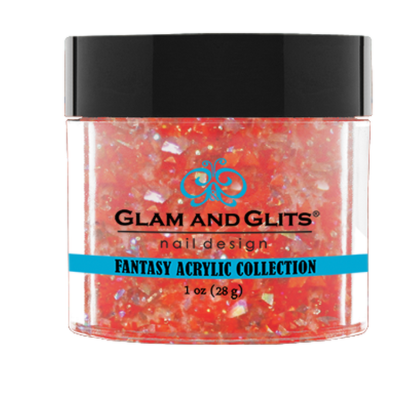 Glam & Glits Fantasy Acrylic (Glitter) 1 oz Hippie Orange - FAC512-Beauty Zone Nail Supply
