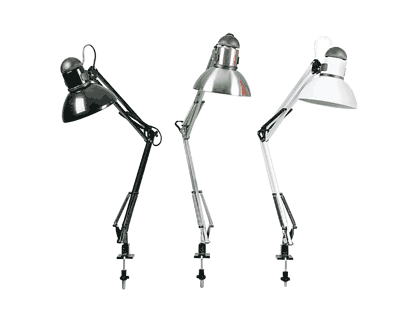YCC TABLE LAMP BLACK (PINK BOX #4916