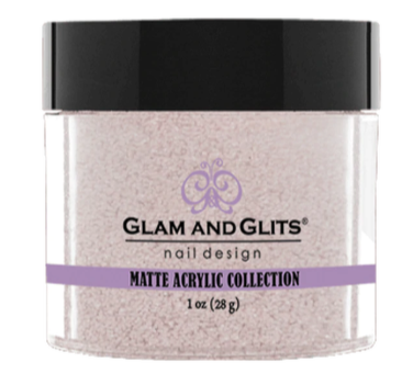 Glam & Glits Matte Acrylic Powder 1 oz Vanilla Sugar-MAT637-Beauty Zone Nail Supply