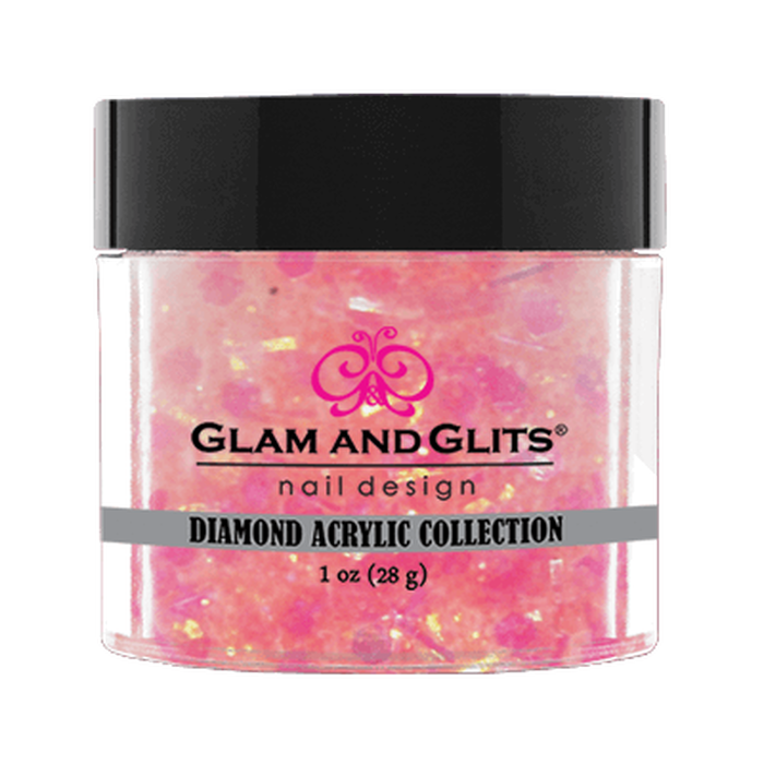 Glam & Glits Diamond Acrylic (Glitter) 1 oz Passion Candy - DAC65-Beauty Zone Nail Supply