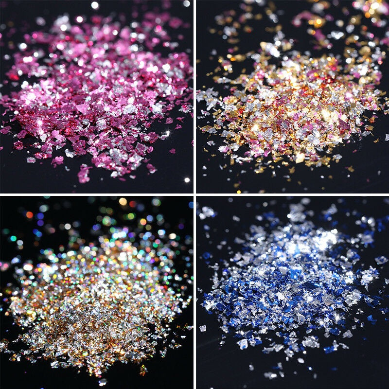 Fireworks Foil Flake Nail Art 12 colors