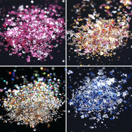 Fireworks Foil Flake Nail Art 12 colors