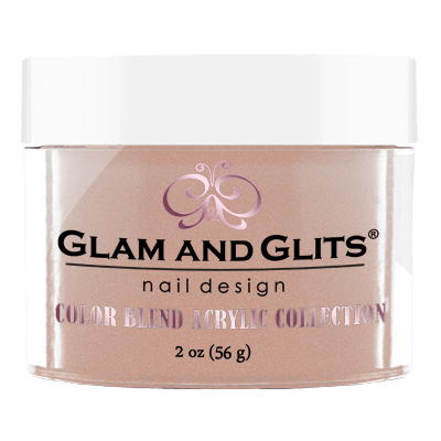 Glam & Glits Acrylic Powder Color Blend Nutty Nude 2 Oz- Bl3008-Beauty Zone Nail Supply