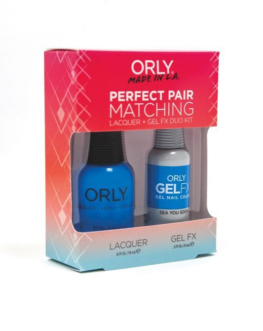 Orly Duo Sea You Soon ( Lacquer + Gel) .6oz / .3oz 31152-Beauty Zone Nail Supply