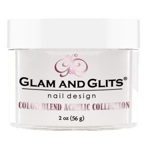 Glam & Glits Acrylic Powder Color Blend Milky-White 2 Oz - Bl3001-Beauty Zone Nail Supply